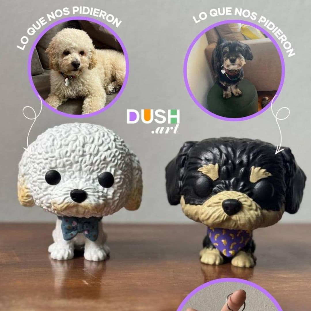 Un Funko personalizado realizado a partir de fotos de su mascota o un Mini Pop llavero personalizado de su mascota